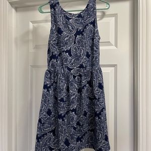 Love..Ady Blue Paisley Dress